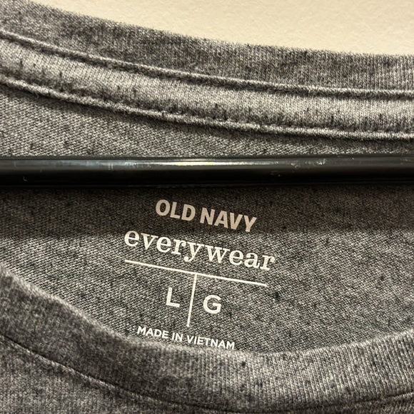 Old Navy Lucky Me Shirt Women’s Large Grey gray - Picture 3 of 12